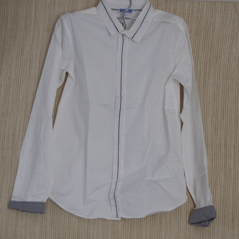 Jacadi White Shirt boys Size 12Y